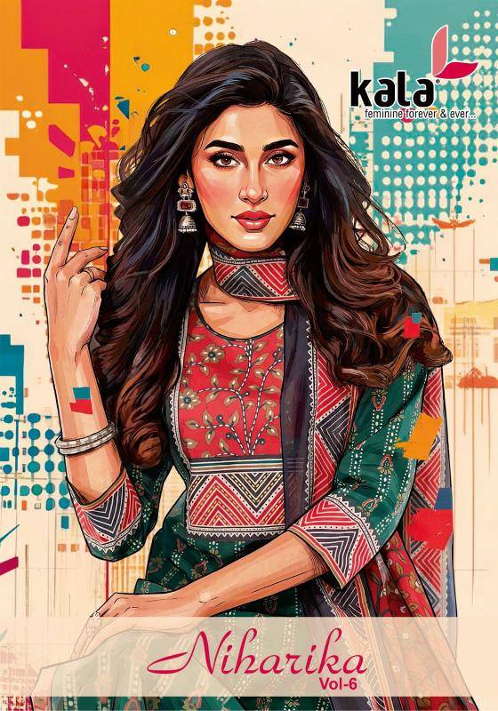 Kala niharika vol-6 Traditional Kurtis in Kolkata